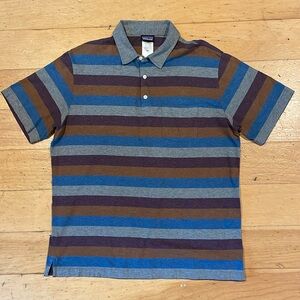 Patagonia Organic Cotton Squeaky Clean Polo Stripe
